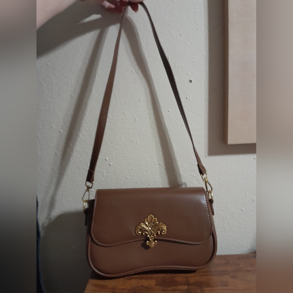Fleur De Lis Brown Bag